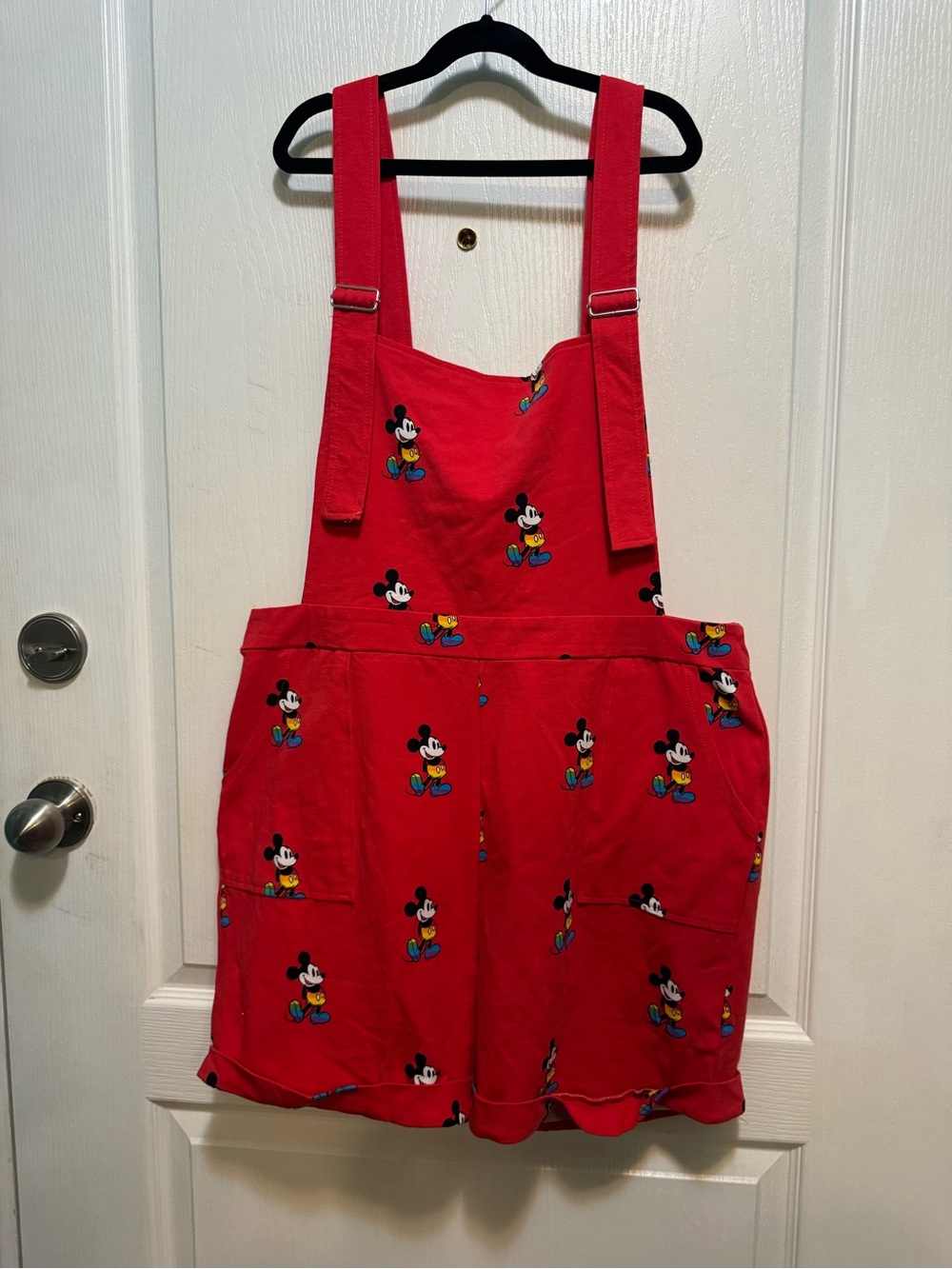 Disney Pride Mickey Mouse Short Overalls